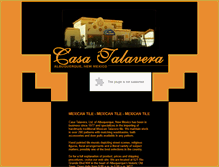 Tablet Screenshot of casatalavera.com